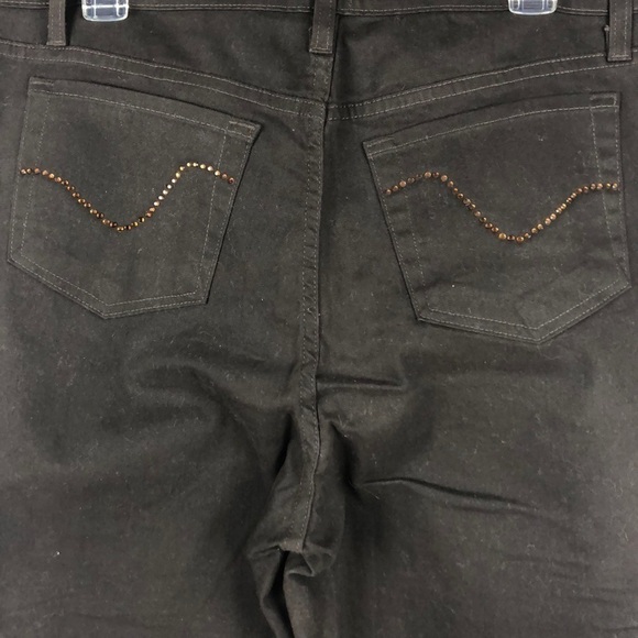 Bnwt- NYDJ 458BR St. Leg Trousers Jean Rhinestones - Picture 8 of 8